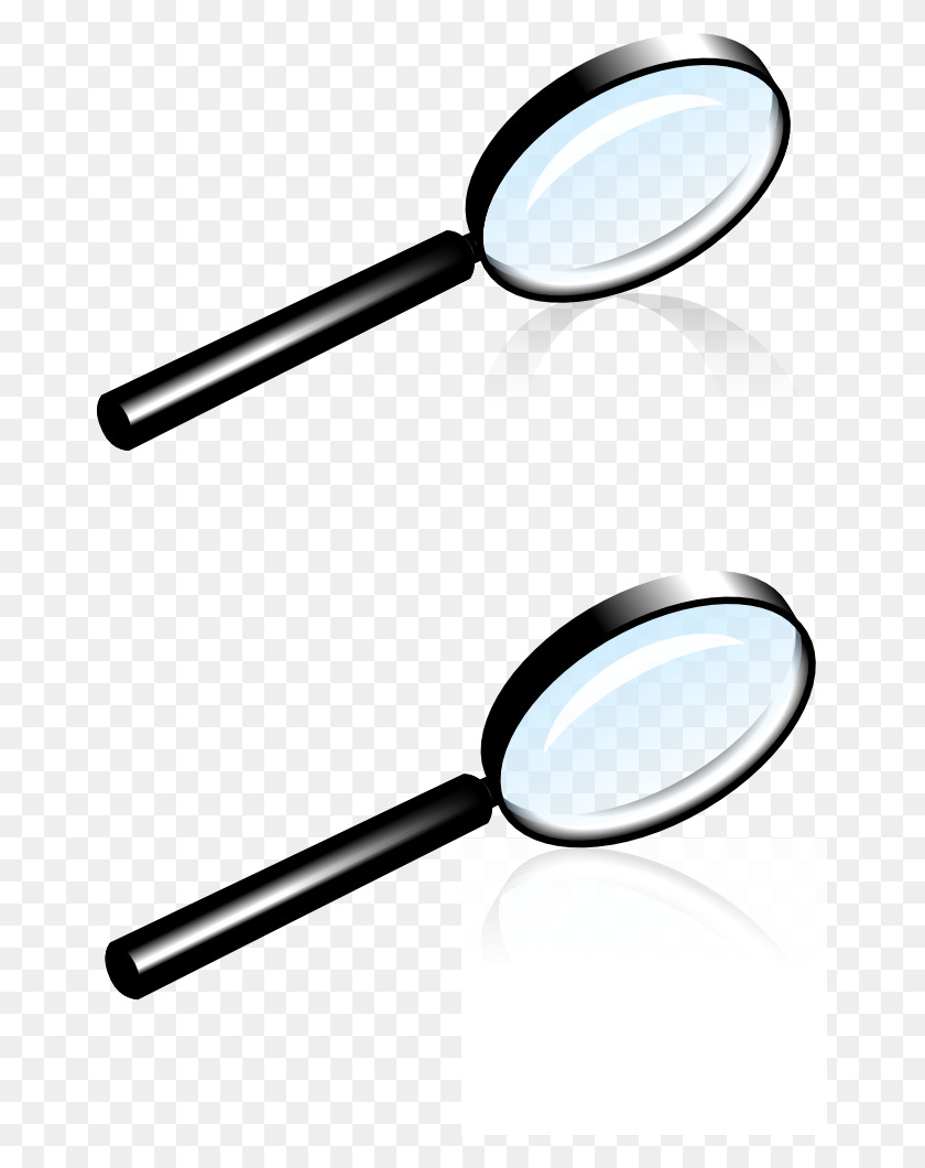 663x1000 Clip On Magnifying Glass - Looking Through Magnifying Glass Clipart