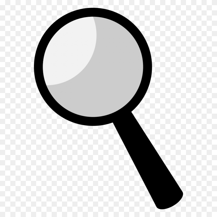 800x800 Clip On Magnifying Glass Art Library Clip Art - Mystery Clipart