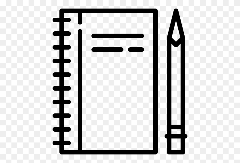 512x512 Clip Png Icon - Notebook Clipart PNG