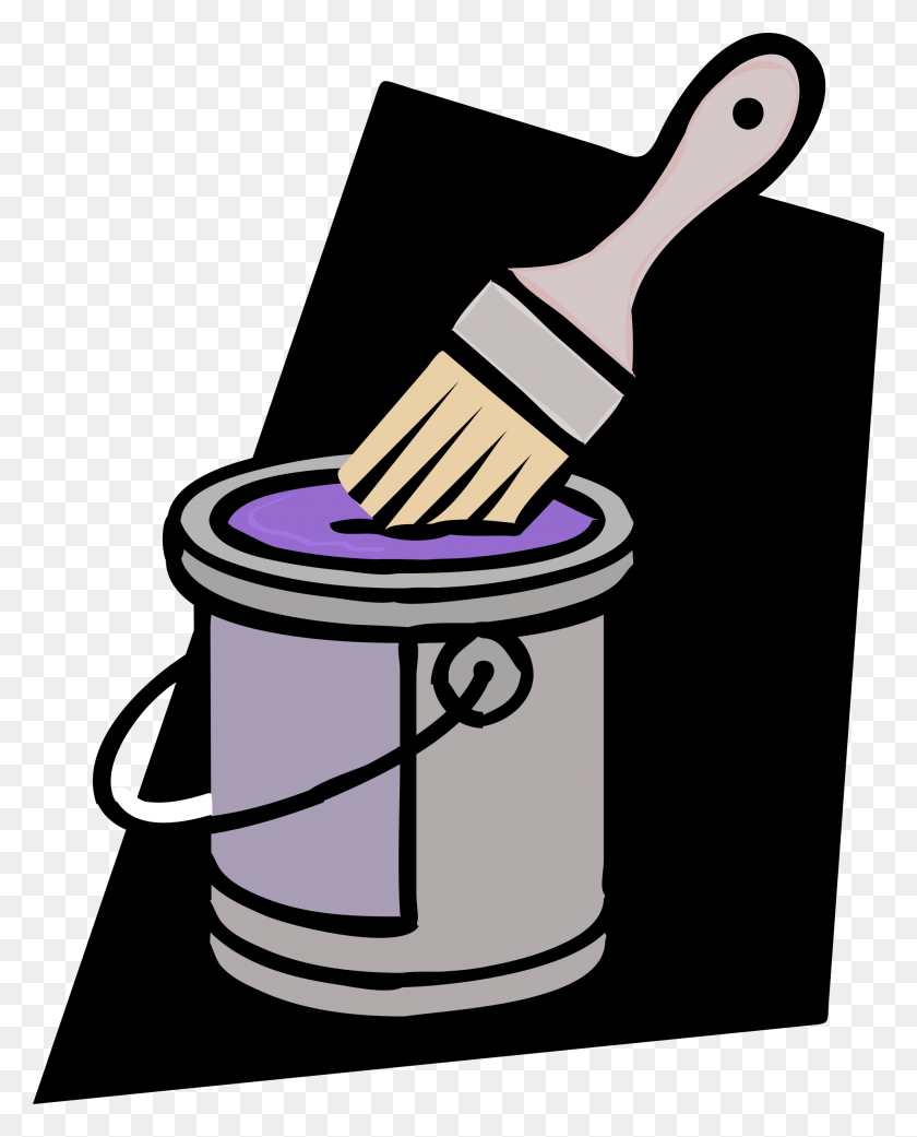 1908x2400 Clipart - Paint Can Clipart