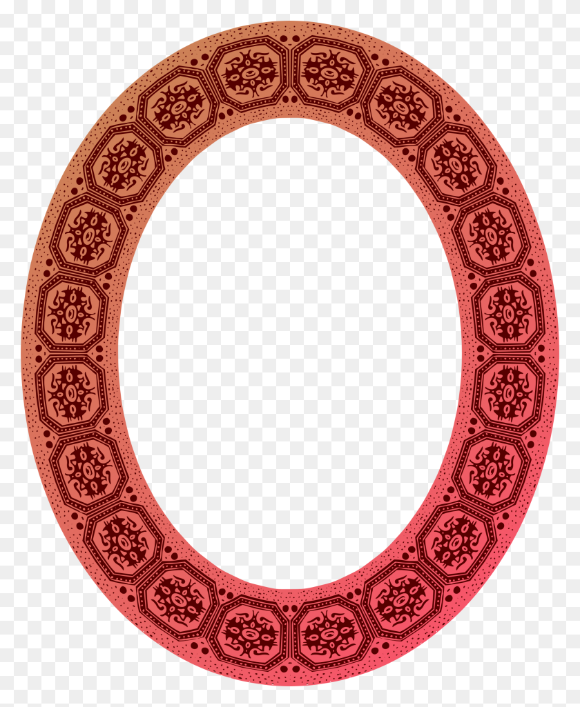 1938x2400 Clipart - Oval Frame PNG