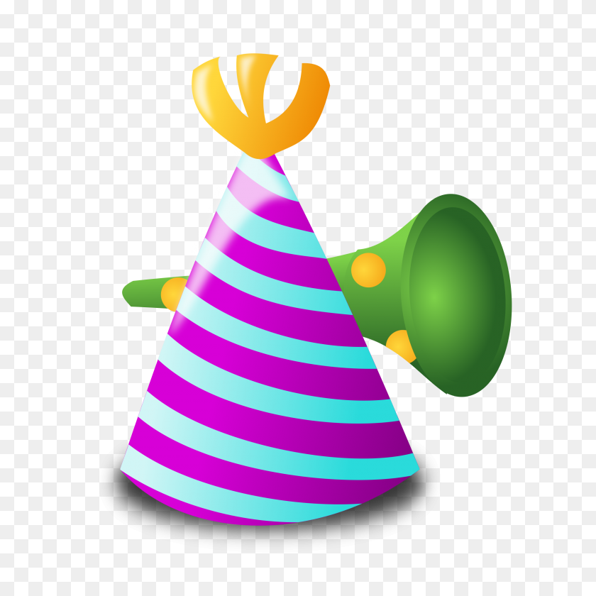2400x2400 Clipart - Party Hat PNG
