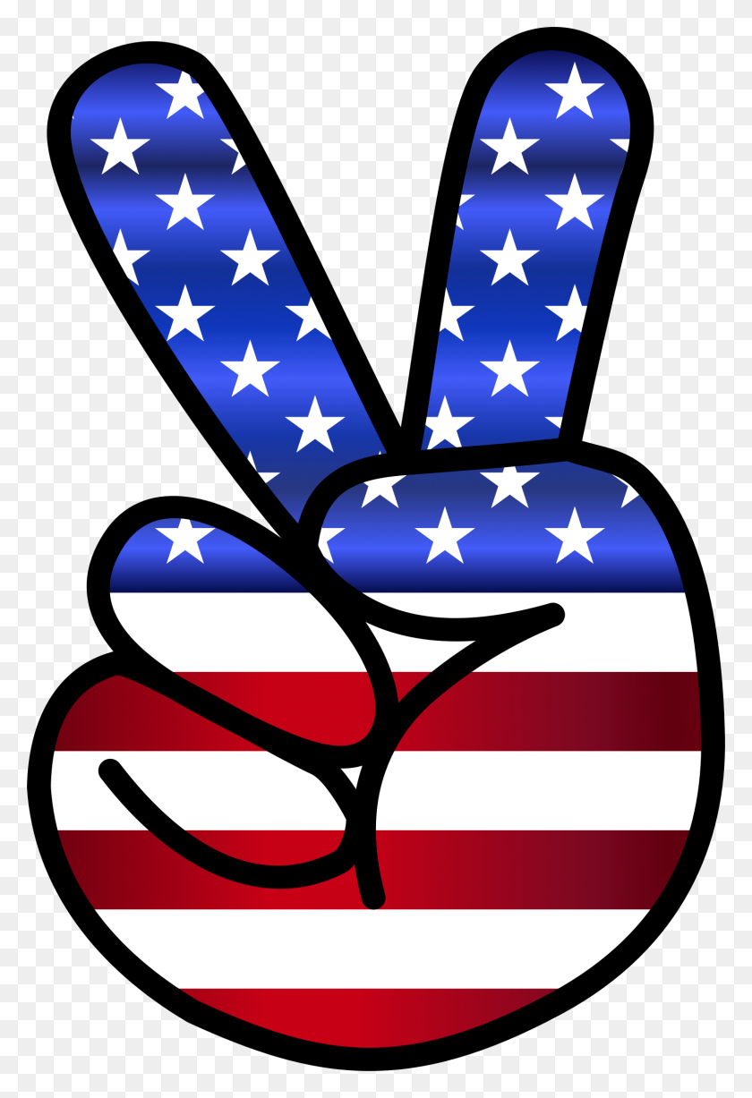 1492x2234 Clipart - Peace Sign Hand PNG