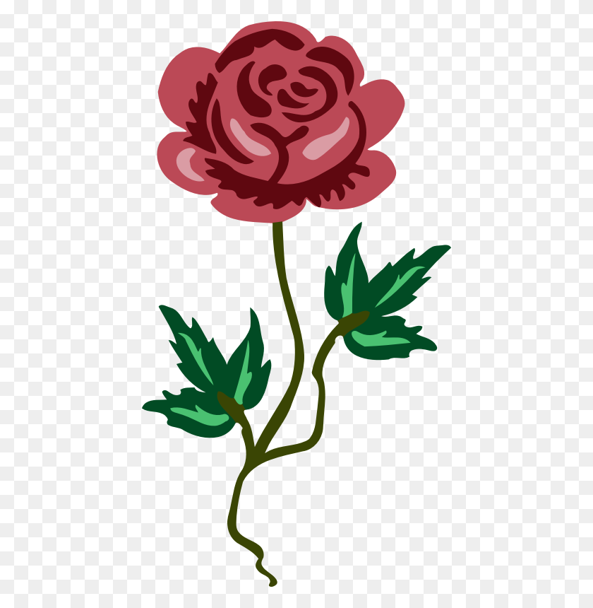 440x800 Clipart - Peony Flower Clipart