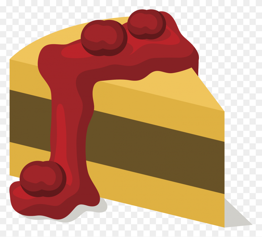 2396x2154 Clipart - Piece Of Cake Clipart