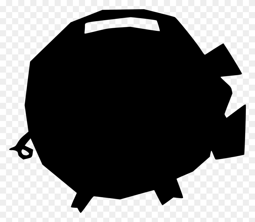 1937x1676 Clipart - Piggy Bank Clipart Black And White