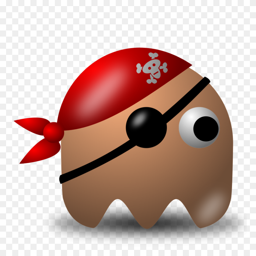 800x800 Clipart - Pirate Eye Patch Clipart