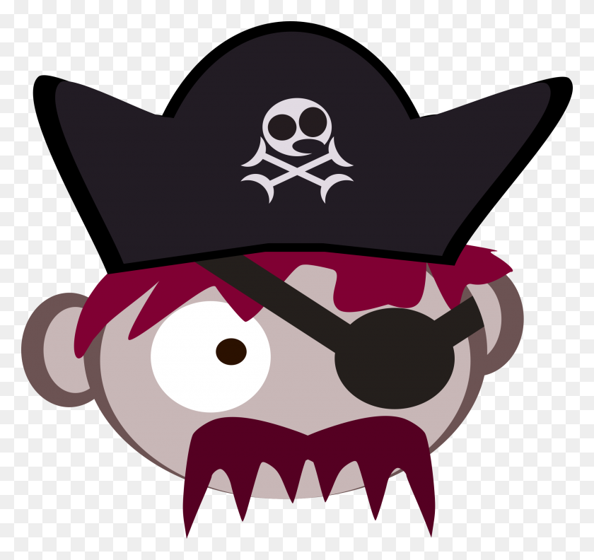 2400x2254 Clipart - Pirate Hat Clipart