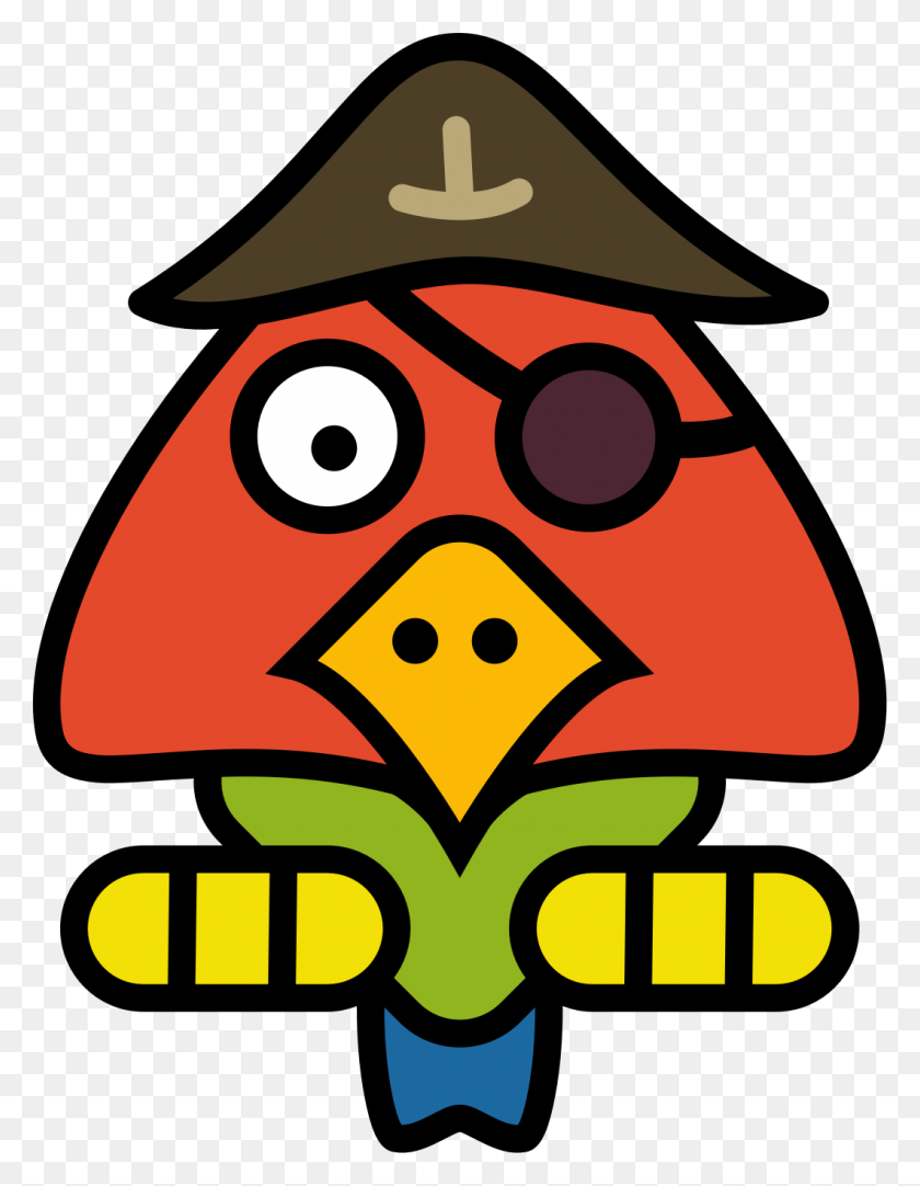 1060x1389 Clipart - Pirate Parrot Clipart