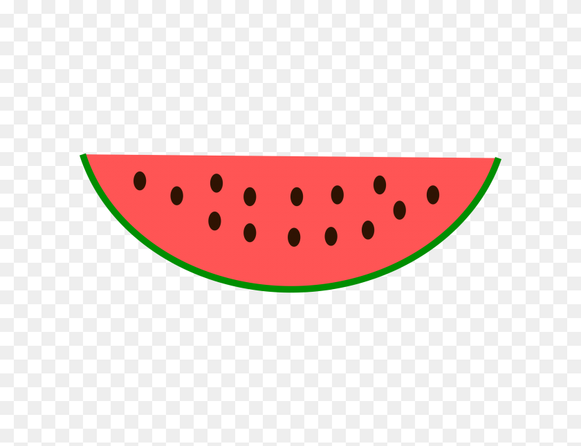 2400x1800 Clipart - Watermelon Slice PNG