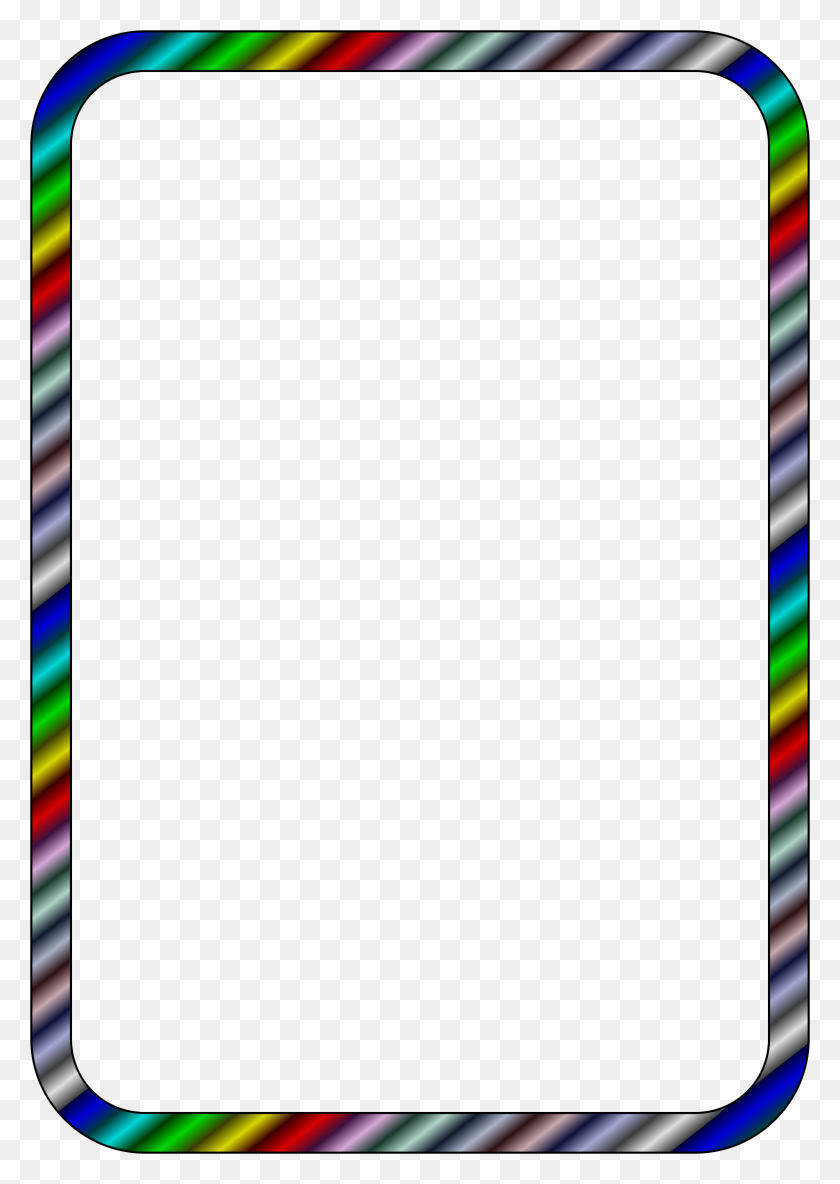 1596x2300 Clipart - Wave Border PNG