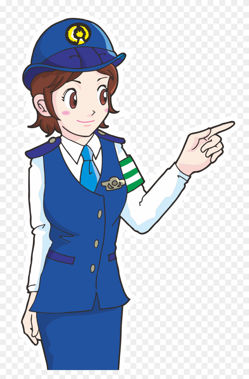 1281x1995 Clipart - Mujer Policía Clipart
