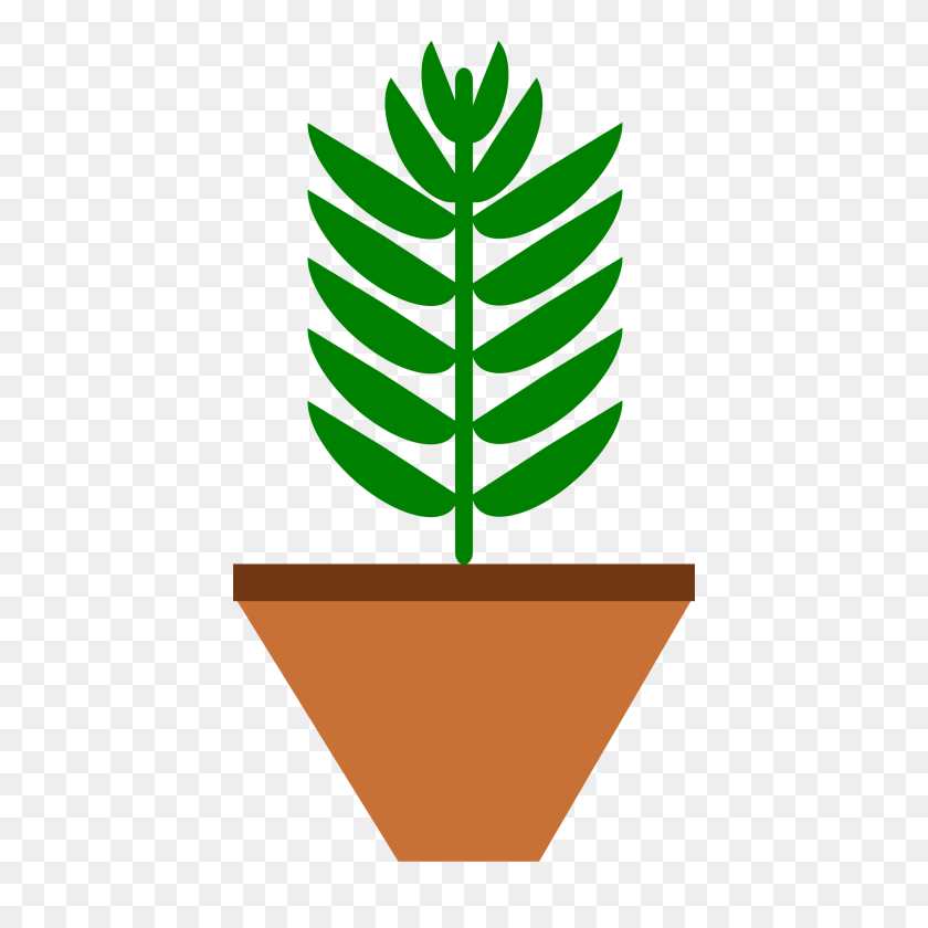 2400x2400 Clipart - Potted Plant Clipart