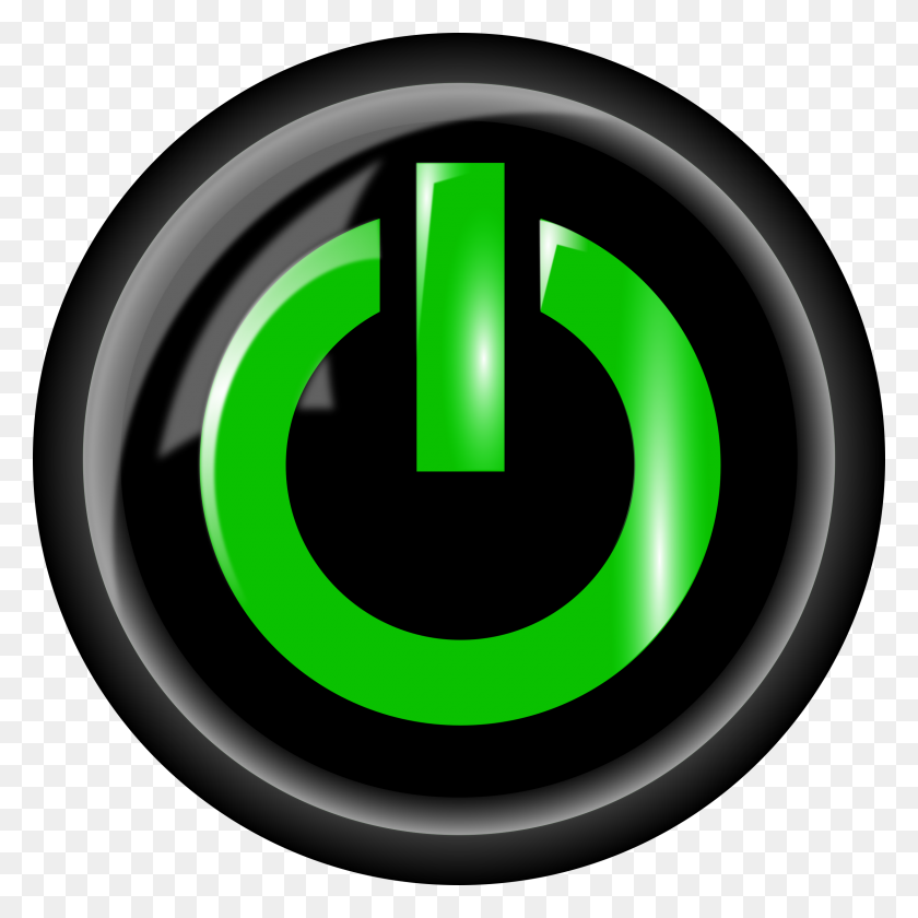 2400x2400 Clipart - Power Symbol PNG