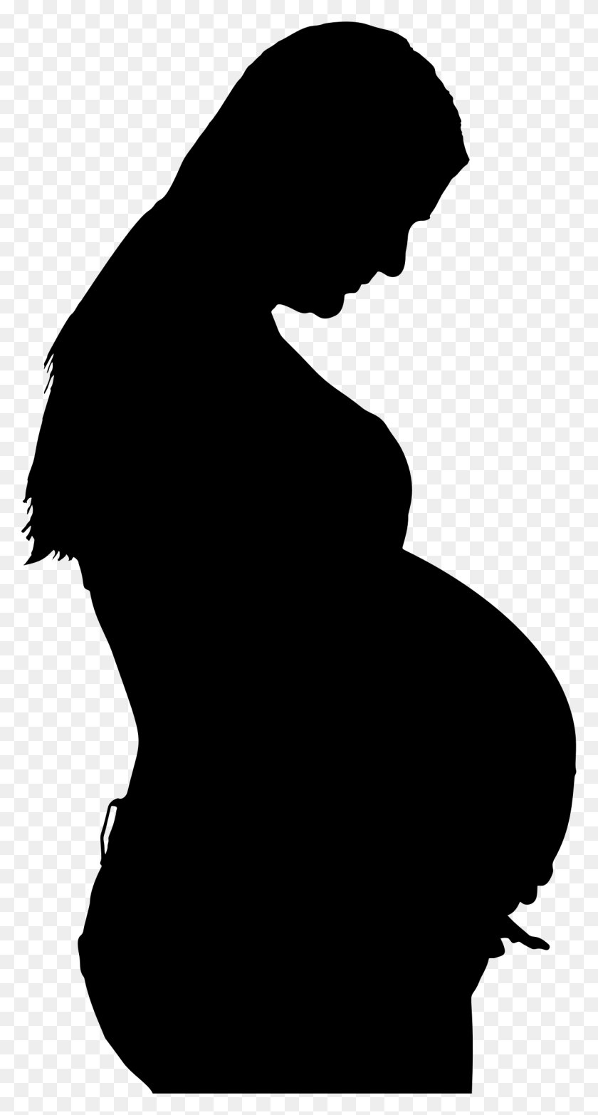 1223x2360 Clipart - Pregnant Woman Clipart