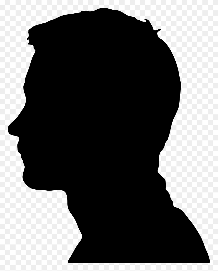1801x2269 Clipart - Male Silhouette PNG