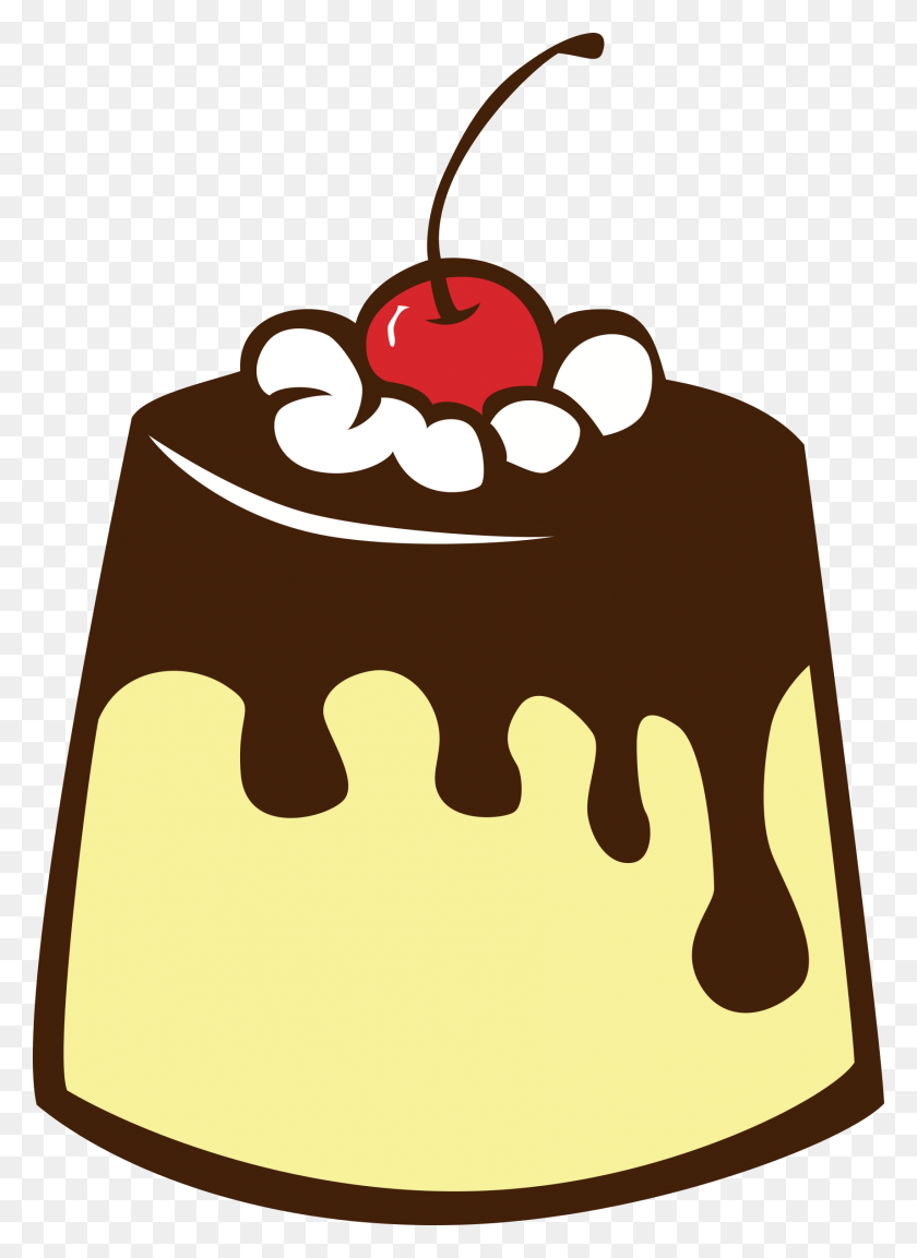 1712x2400 Clipart - Pudding PNG