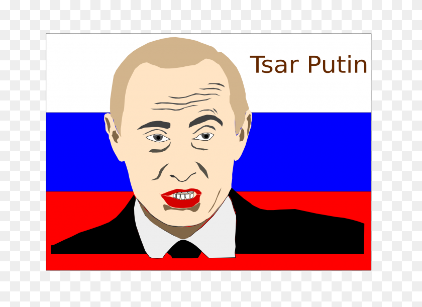 2400x1697 Clipart - Putin Face PNG