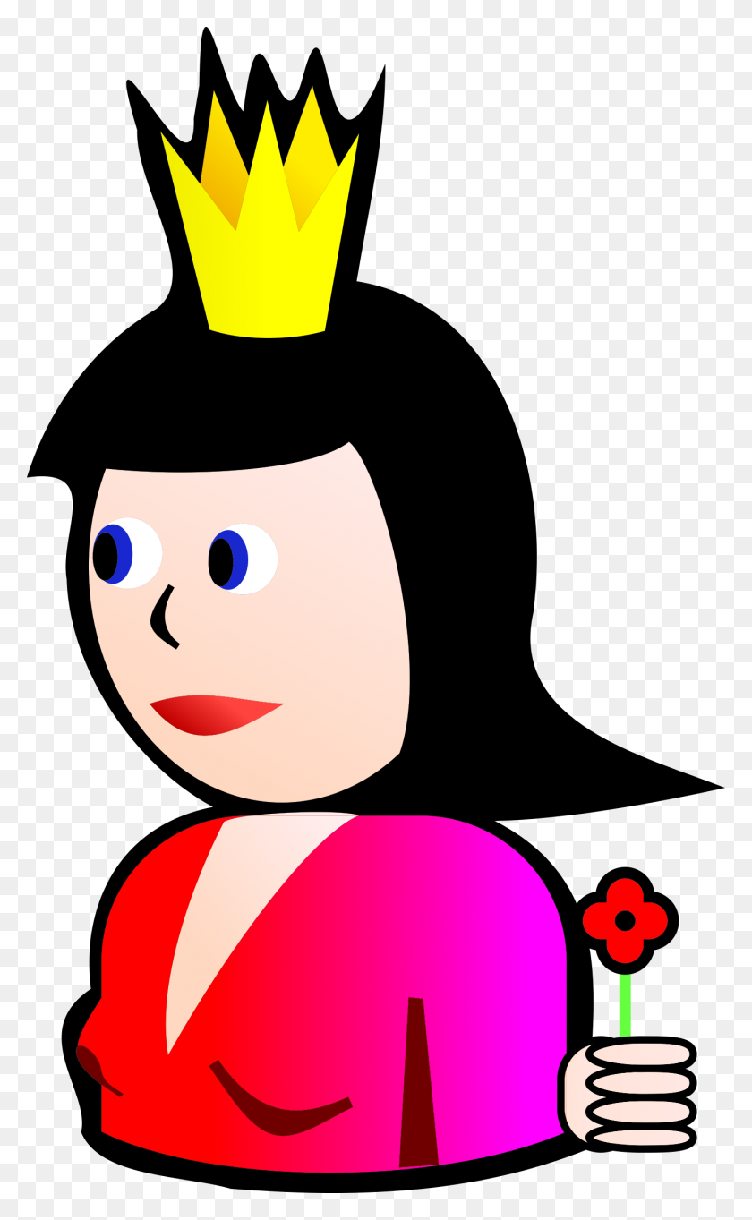 1436x2400 Clipart - Queen Of Hearts PNG