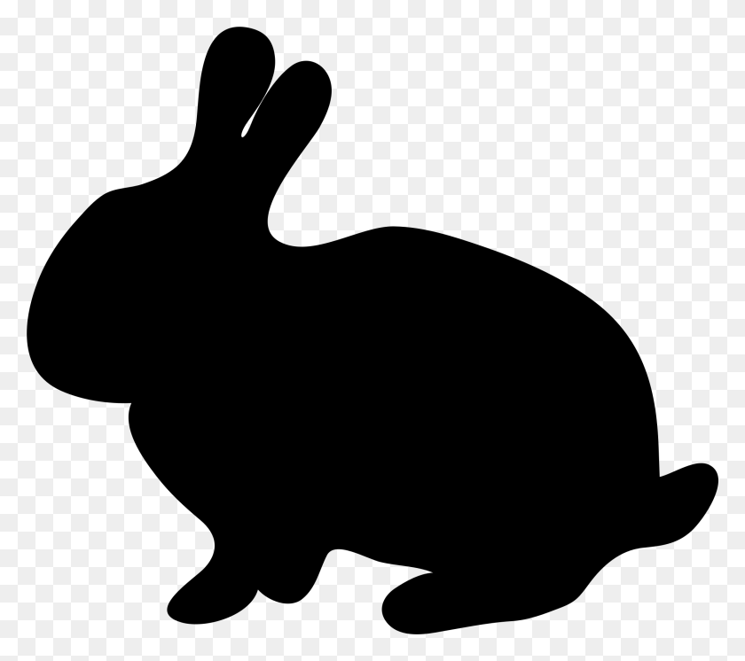 2193x1931 Clipart - Rabbit Silhouette Clip Art