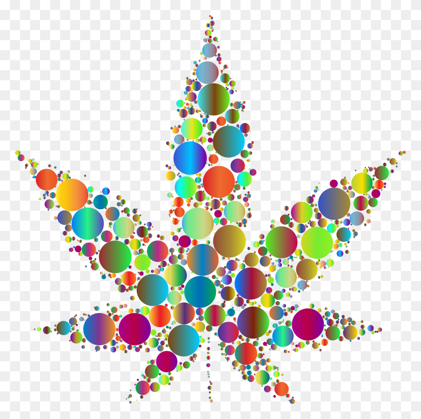 2298x2284 Clipart - Weed Plant Clipart
