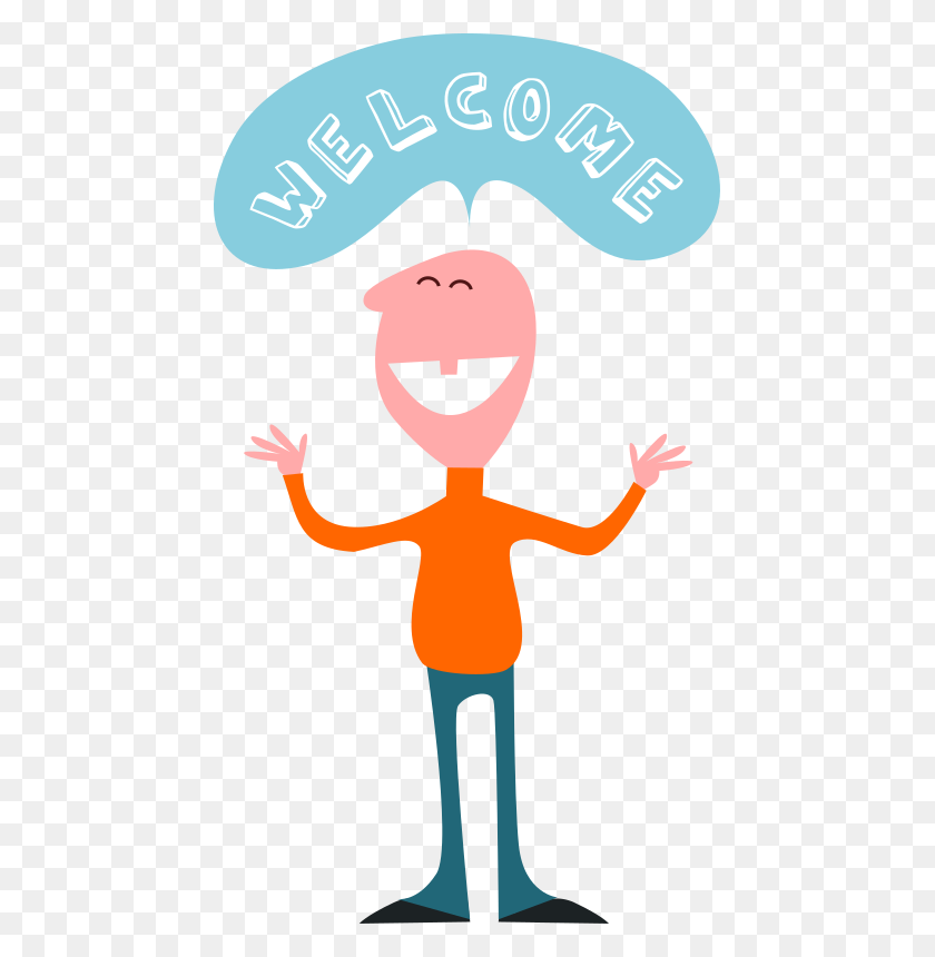 455x800 Clipart - Welcome Clipart Animated