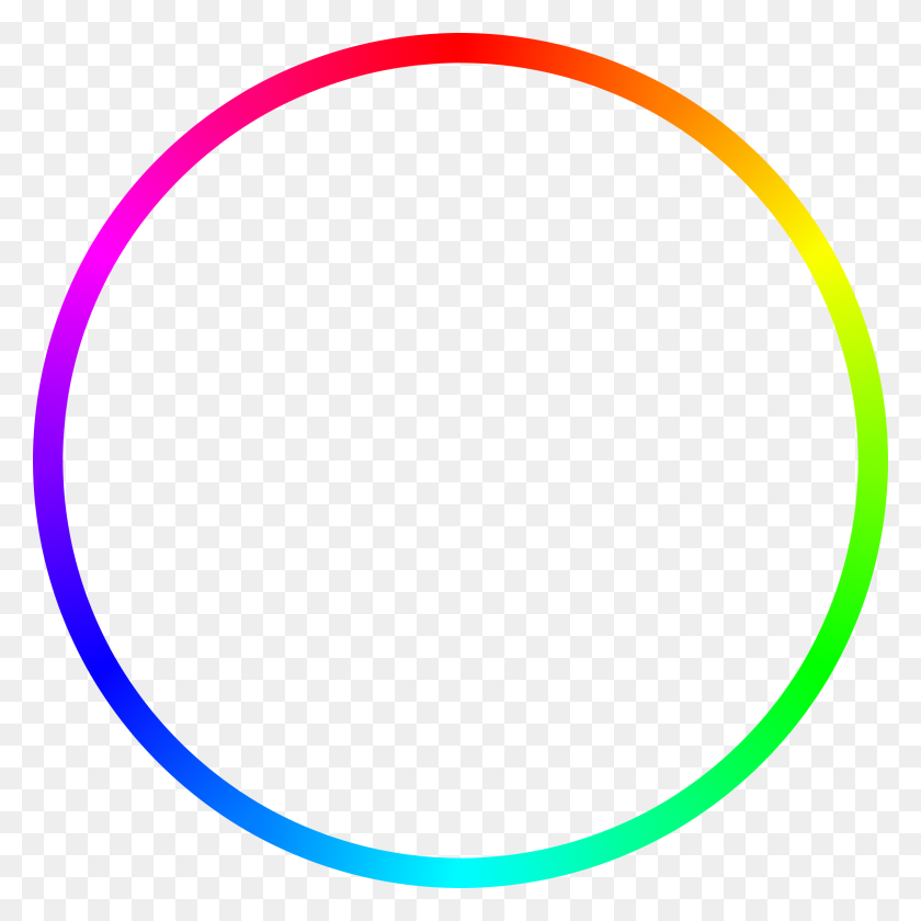 2400x2400 Clipart - Rainbow Circle PNG