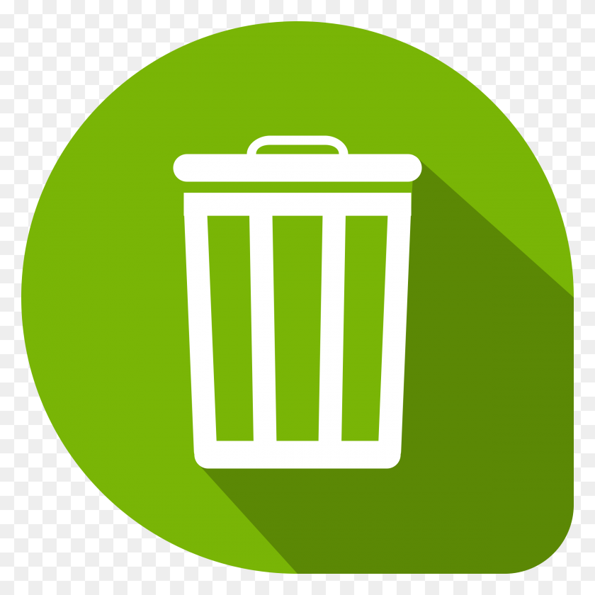 2400x2400 Clipart - Recycle Bin Clipart