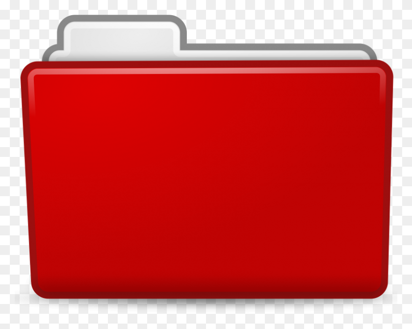 800x627 Clipart - Red Folder Clipart