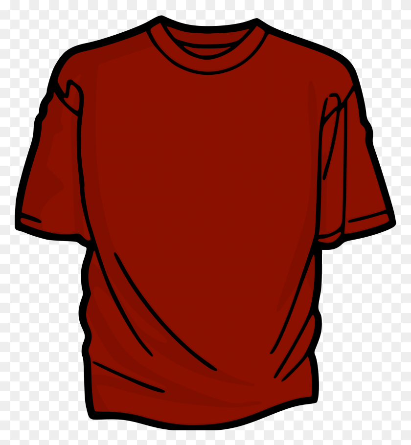 2201x2400 Clipart - Red Shirt Clipart