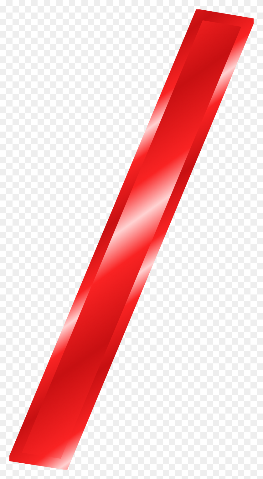 1274x2400 Clipart - Red Slash PNG