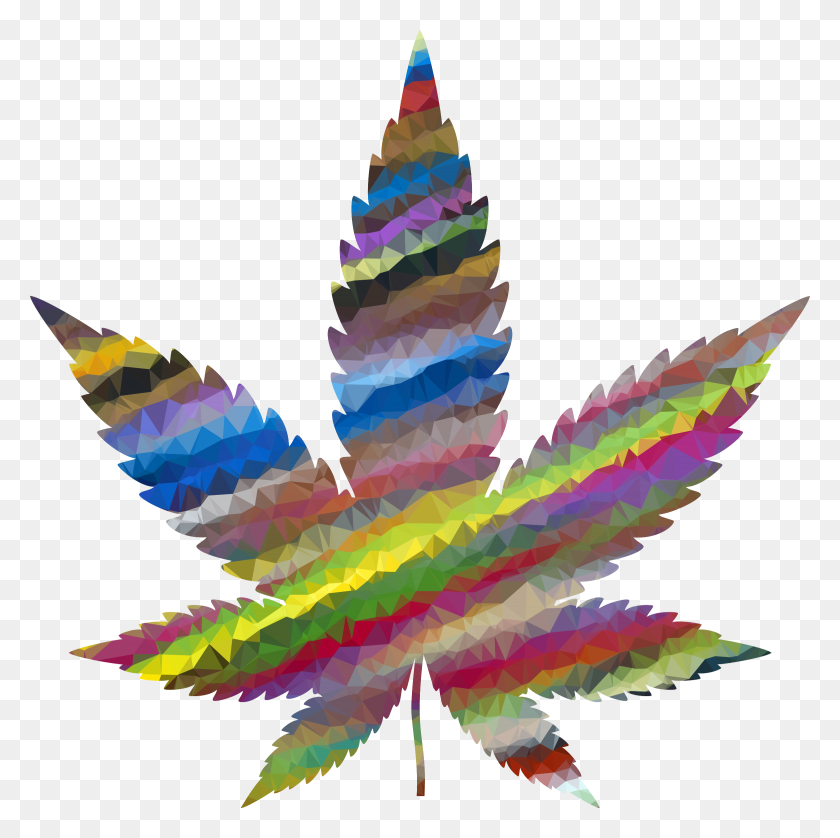 2340x2336 Clipart - Marijuana Leaf Clip Art