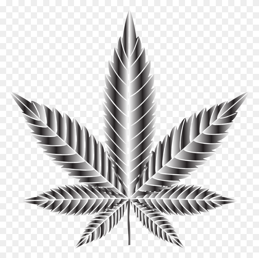 2310x2306 Clipart - Marijuana Leaf PNG