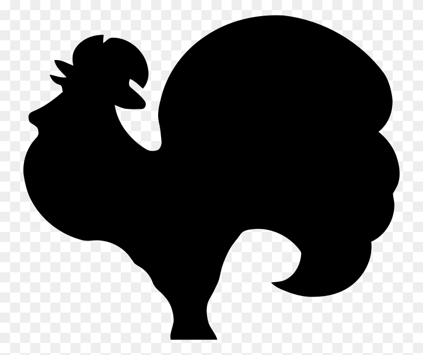 748x644 Clipart - Rooster Weathervane Clipart
