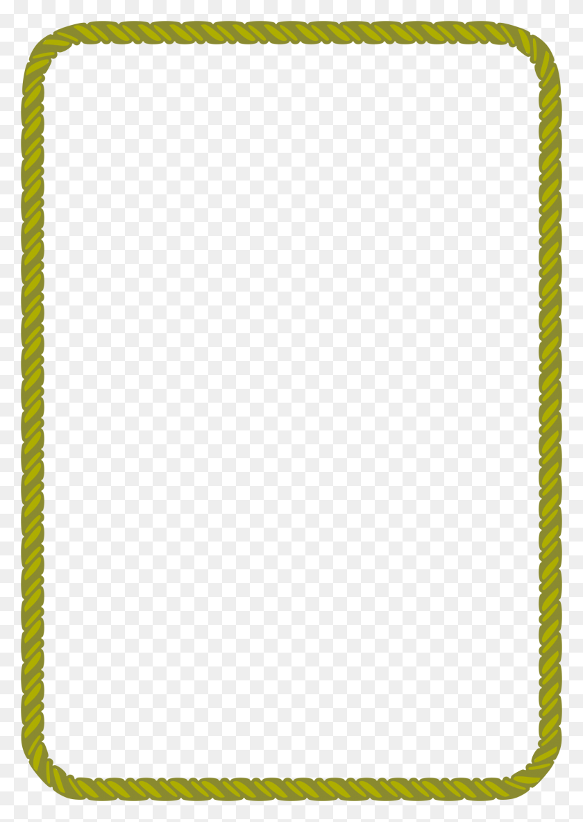 1596x2300 Clipart - Rope Border Clipart