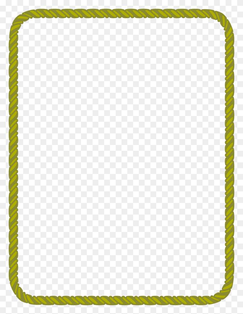 1746x2292 Clipart - Rope Frame Clipart