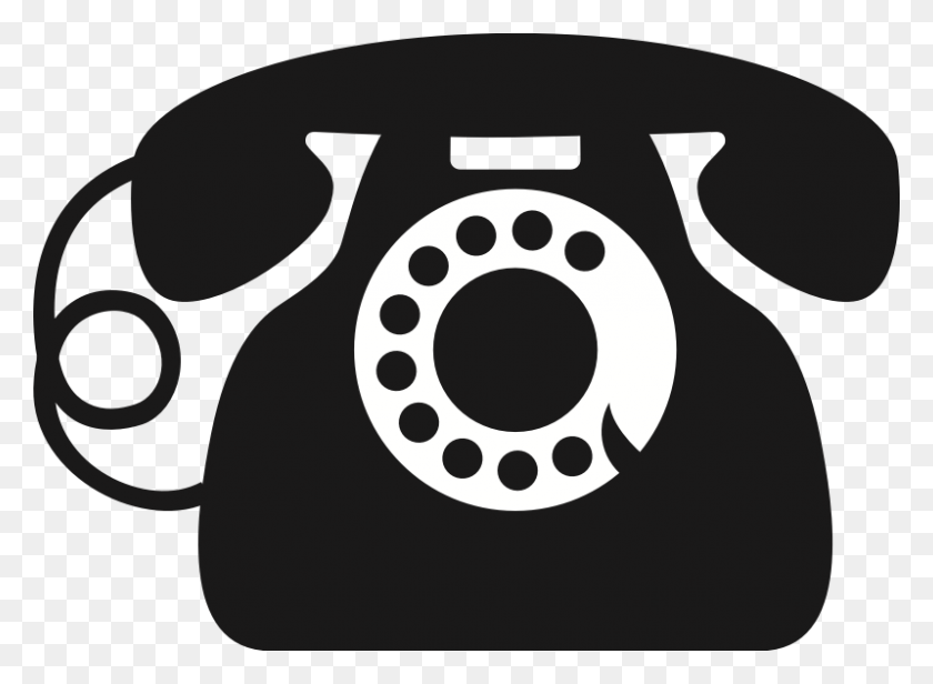 799x570 Clipart - Rotary Phone Clipart