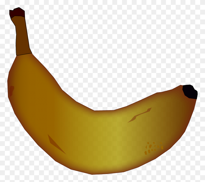 2400x2119 Clipart - Rotten Banana Clipart