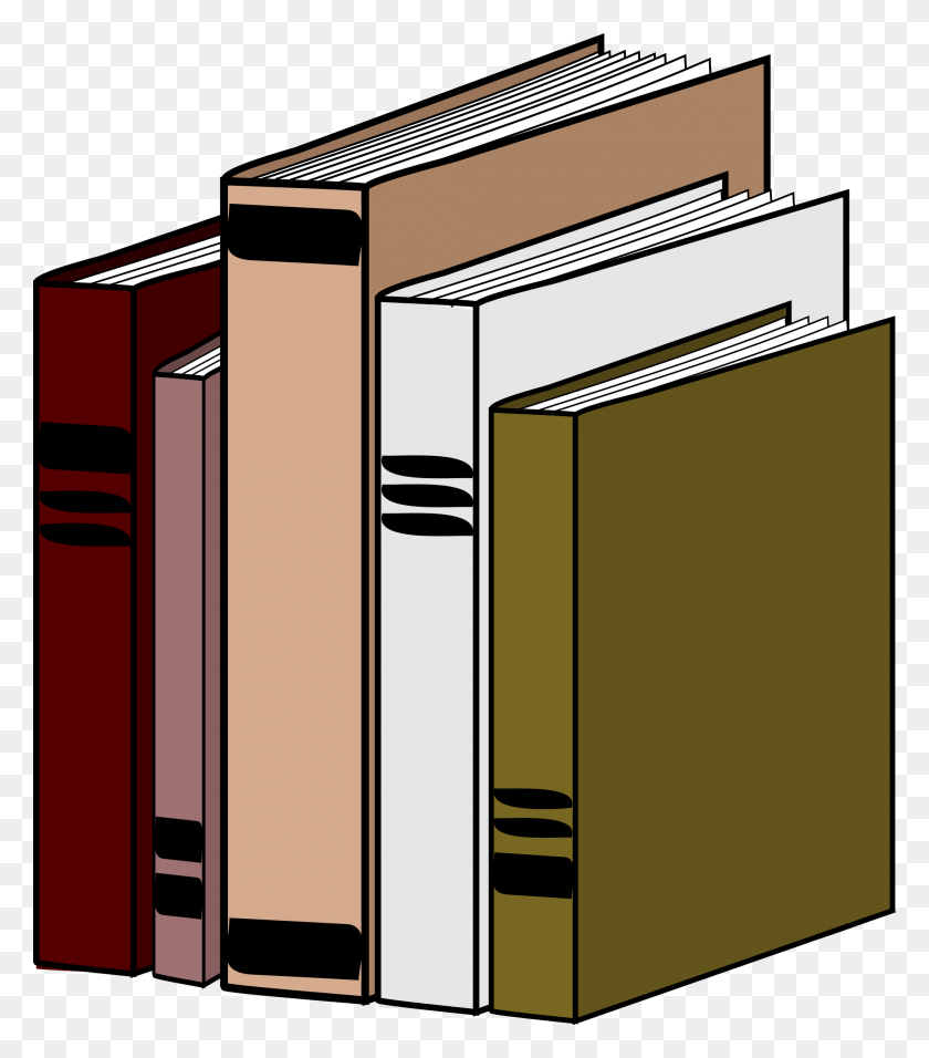 2087x2400 Clipart - Row Of Books Clipart