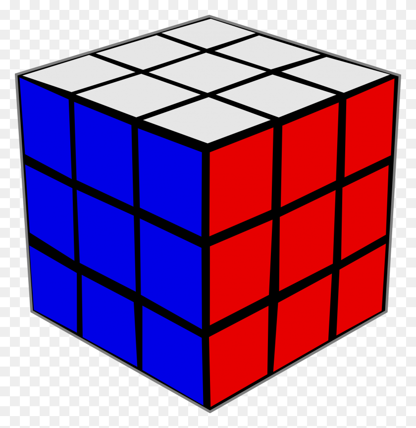 2326x2400 Clipart - Rubiks Cube Clipart