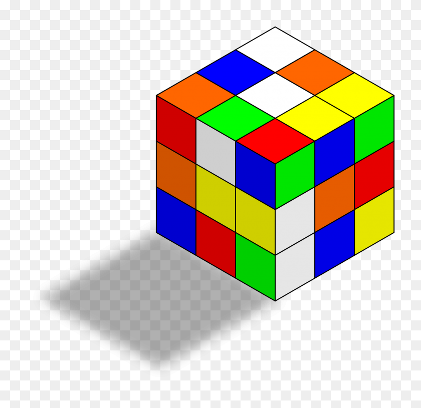 2400x2324 Clipart - Rubiks Cube Clipart