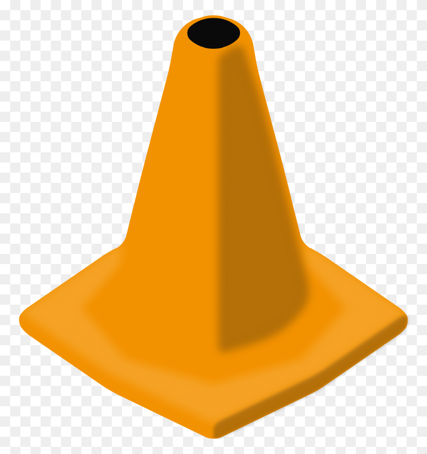 2243x2400 Clipart - Safety Cone Clip Art
