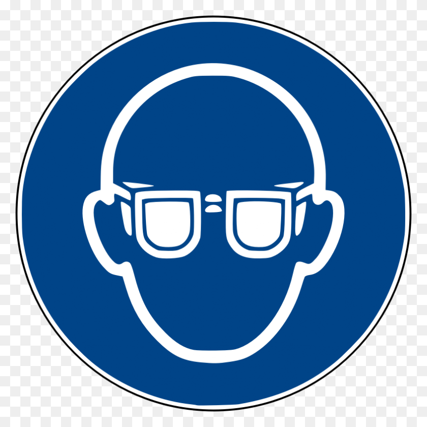 786x786 Clipart - Safety Goggles Clipart