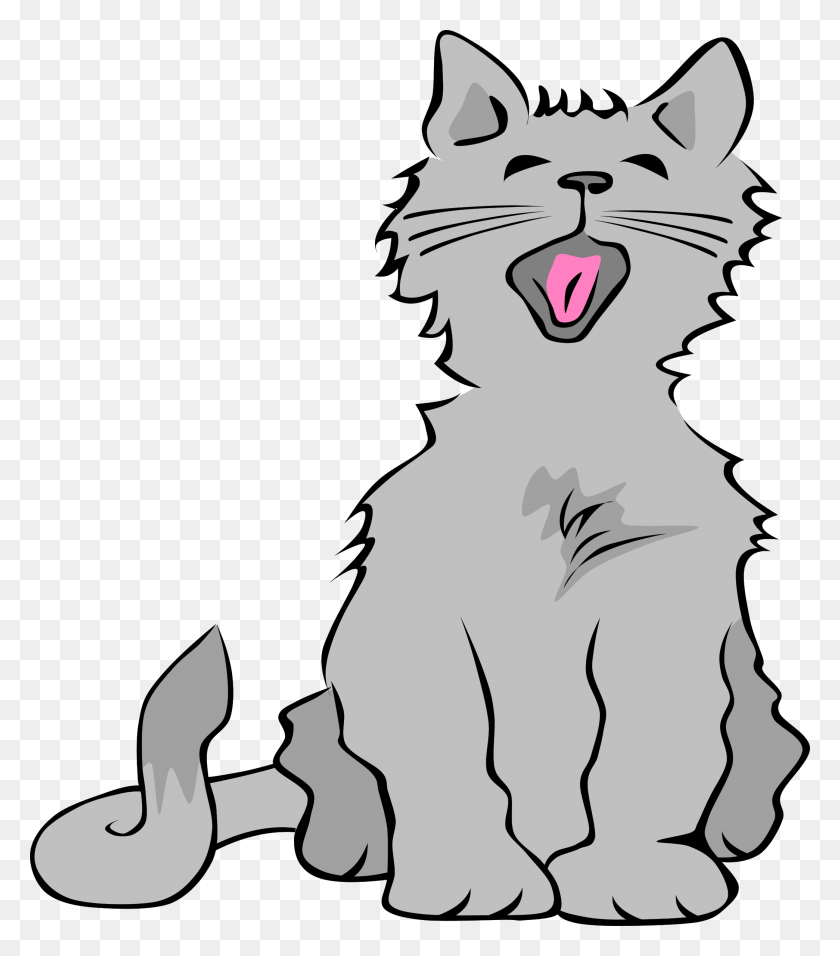 2089x2400 Clipart - Scared Cat Clipart