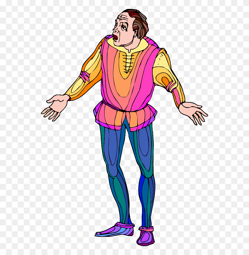 566x800 Clipart - Shakespeare Clipart