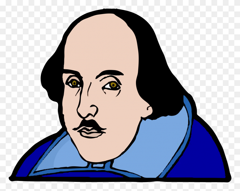2316x1804 Clipart - Shakespeare PNG