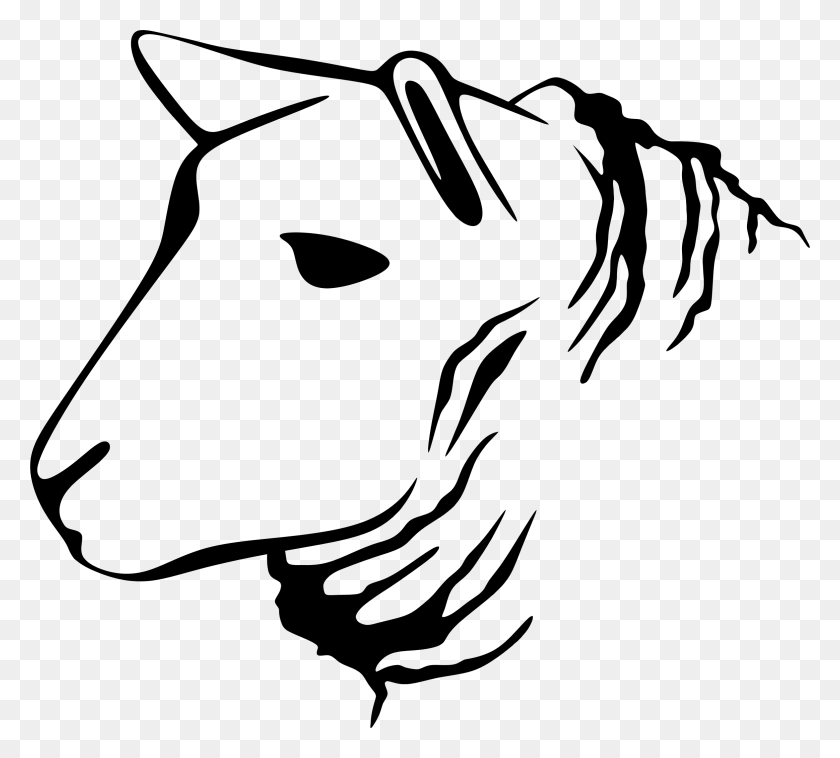 2328x2086 Clipart - Sheep Clipart Black And White