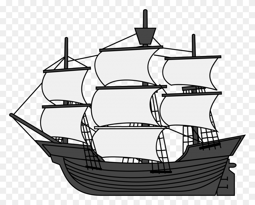 1924x1522 Clipart - Ship PNG