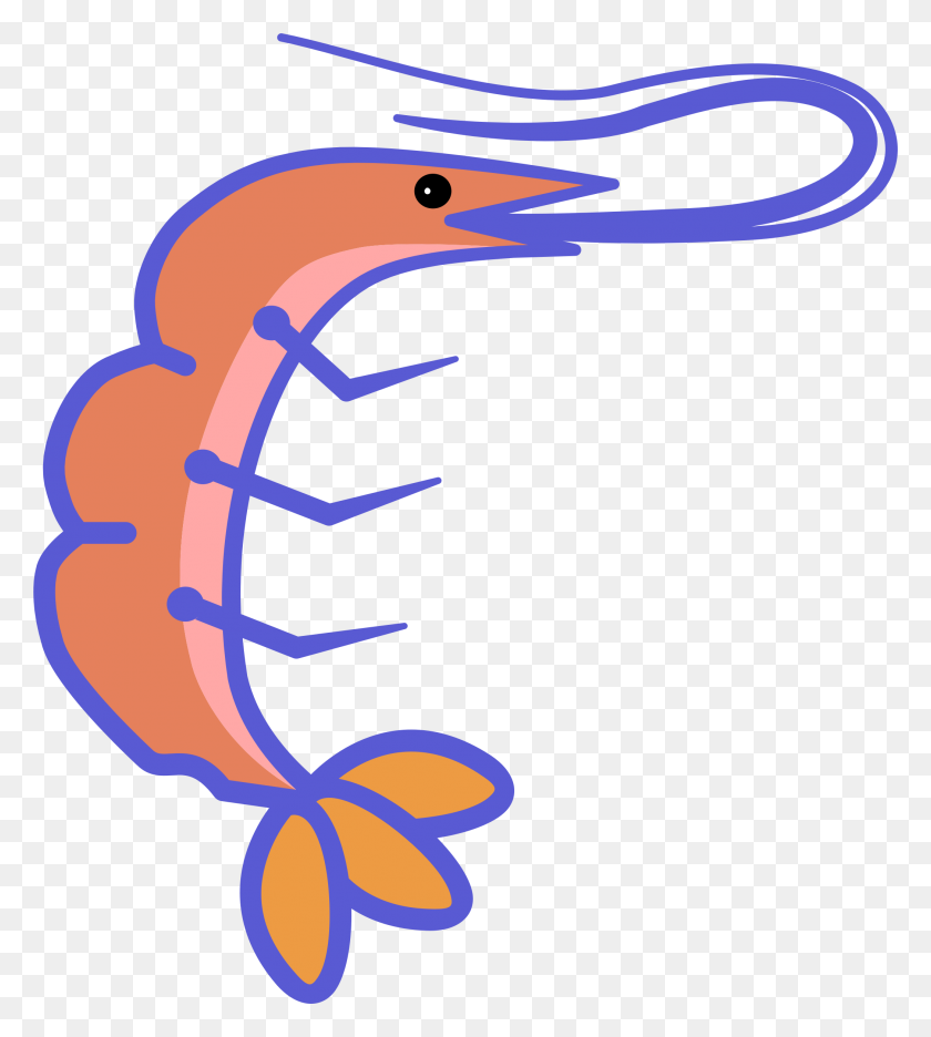 2097x2356 Clipart - Shrimp PNG