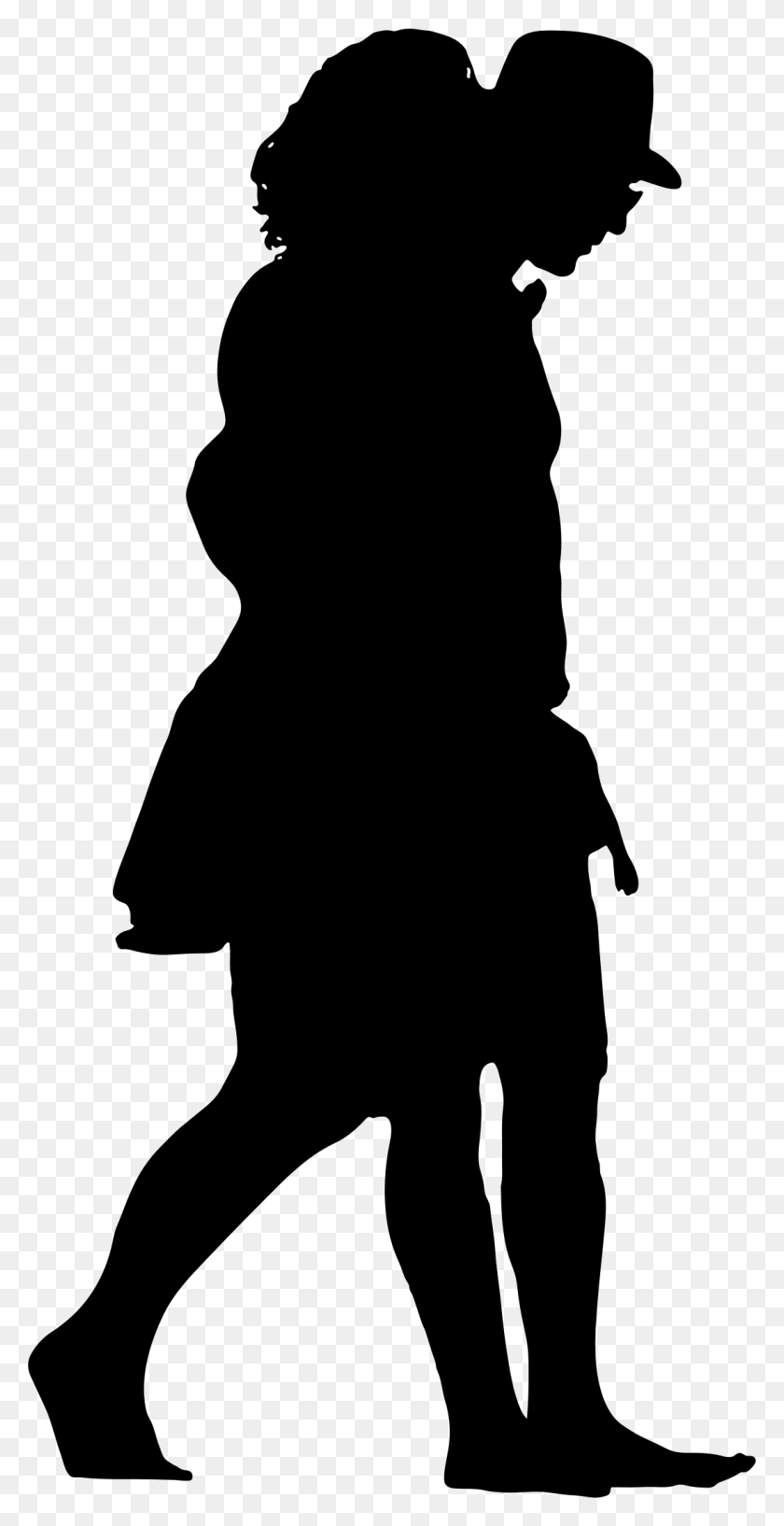 1098x2217 Clipart - Silhouette PNG